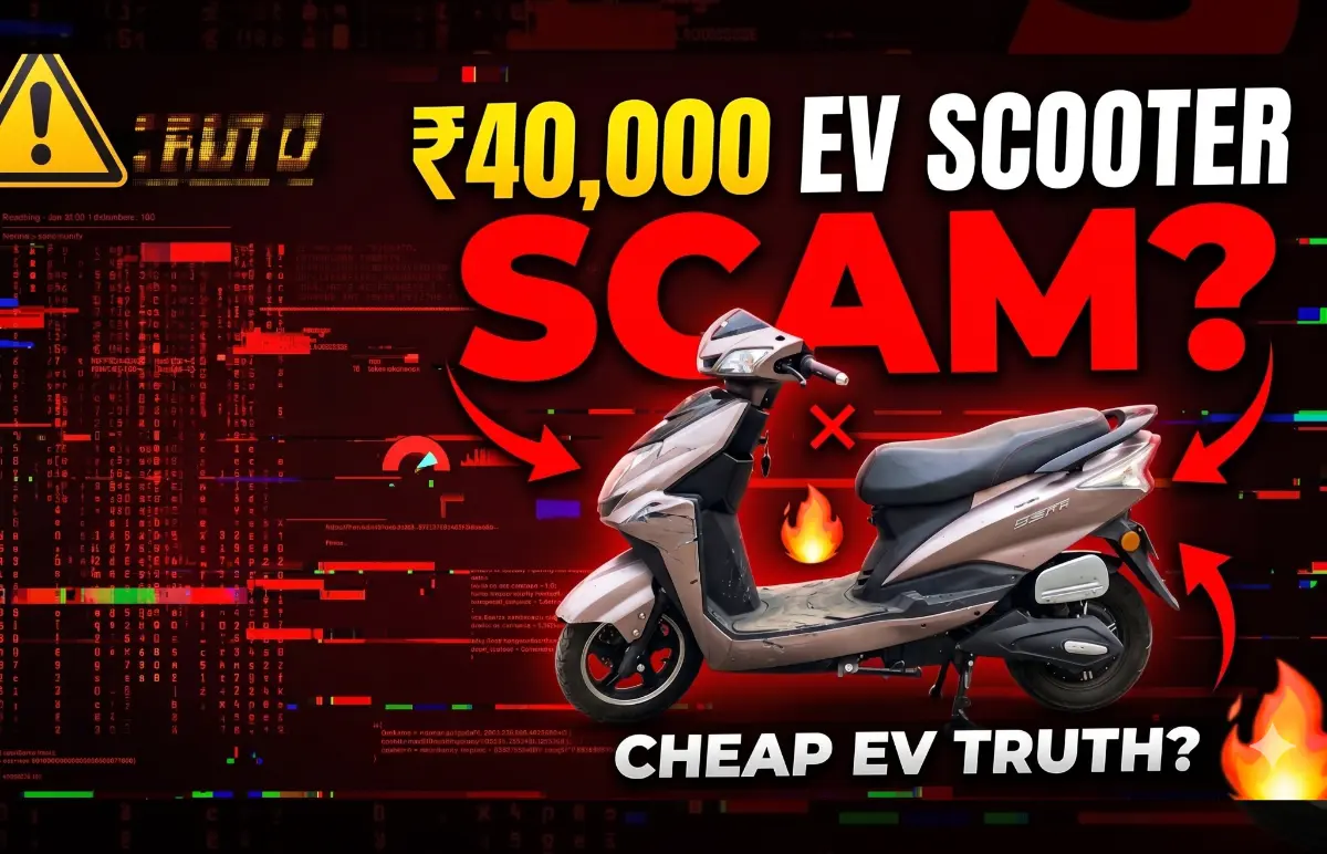 Cheapest Electric Scooter in India: Are ₹40,000 EV Scooters a Smart Bargain or Total Scam? Featured Image
